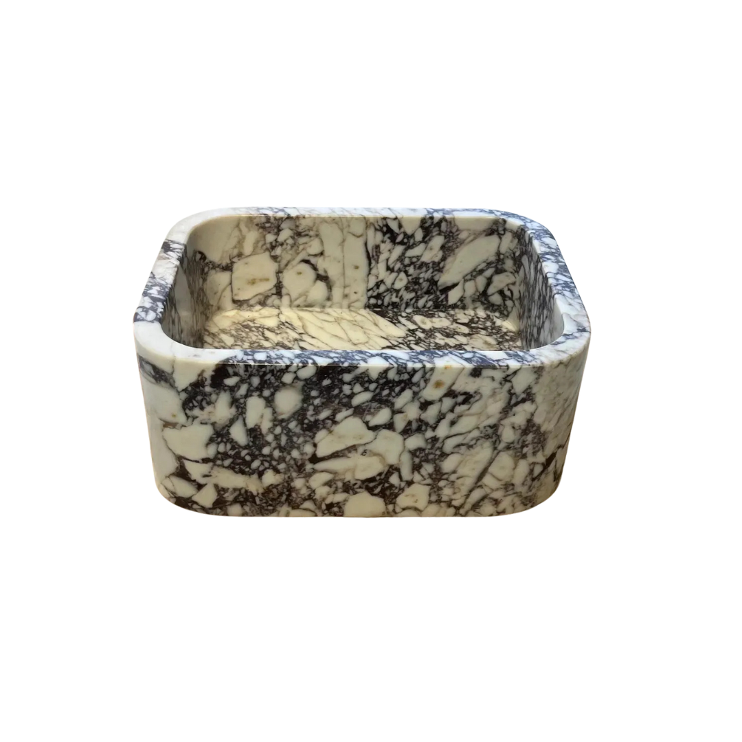 Small Calacatta Marble Sink for Powder Room