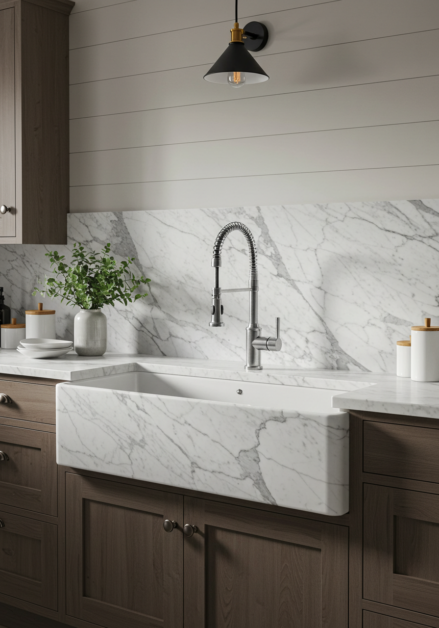 Marble Farmhouse Sink