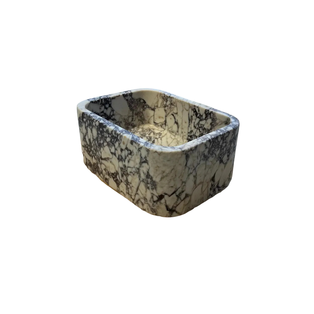 Small Calacatta Marble Sink for Powder Room